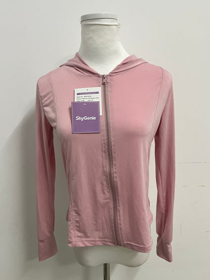 【SkyGenie Pink Sun Protection Athletic Shirt】—— Comfortable & Functional Activewear