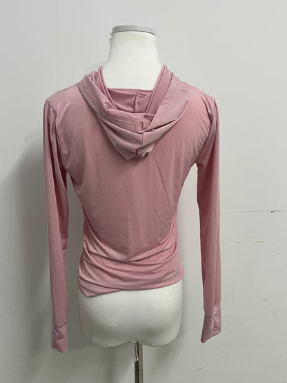 【SkyGenie Pink Sun Protection Athletic Shirt】—— Comfortable & Functional Activewear