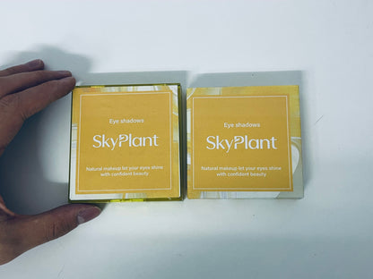 [SkyPlant Eye shadow]——SkyPlant Warm Earth Tone 6-Color Eyeshadow Palette - Versatile Matte & Shimmer Makeup Palette