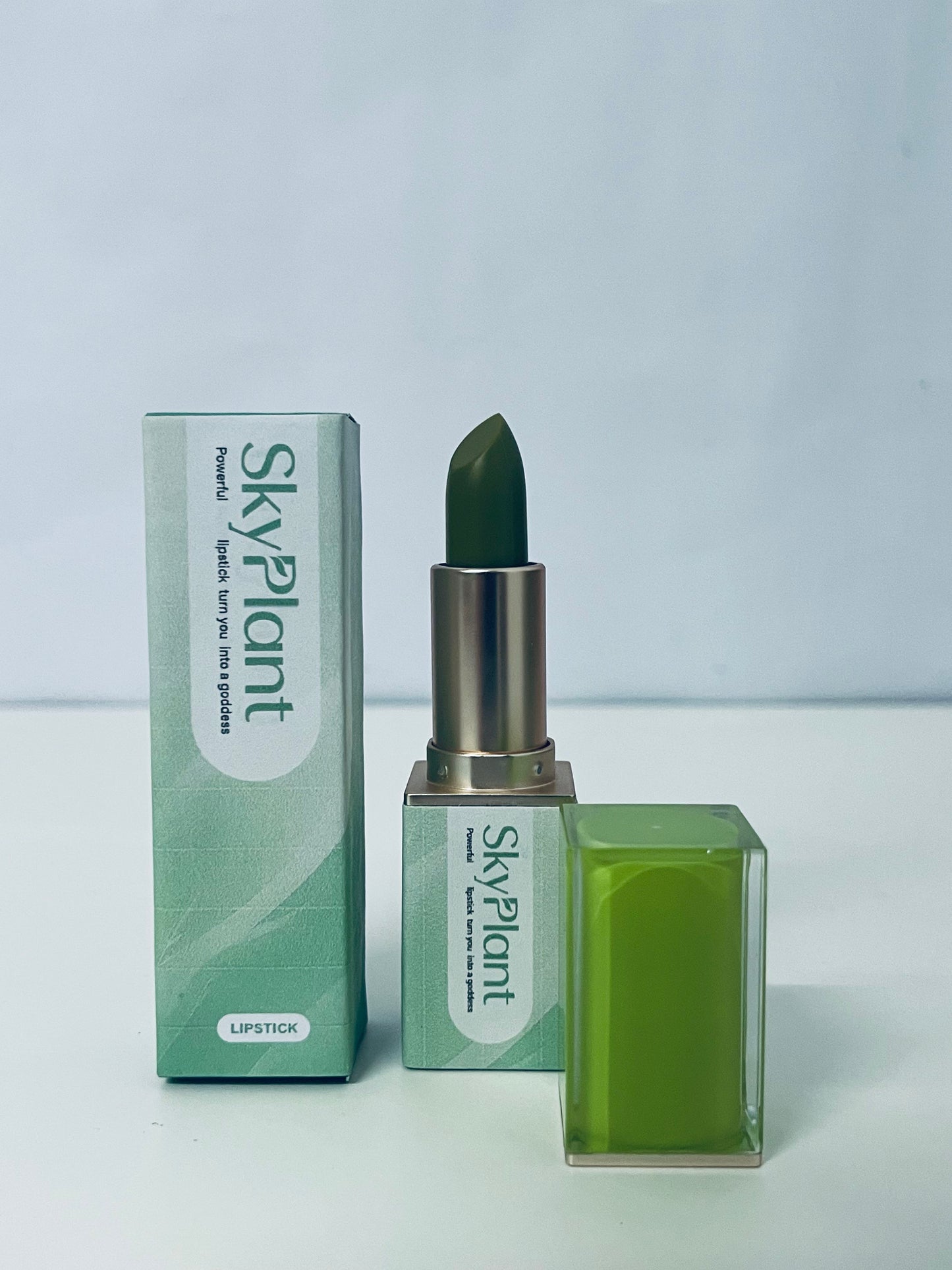 [SkyPlant Lipsticks]——SkyPlant Color-Changing Green Lipstick - Temperature-Activated Tinted Balm