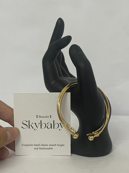 Skybaby Forever Love Knot Infinity Bangle Bracelets for Women  Adjustable Bangle Bracelet for Women