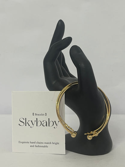 Skybaby Forever Love Knot Infinity Bangle Bracelets for Women  Adjustable Bangle Bracelet for Women