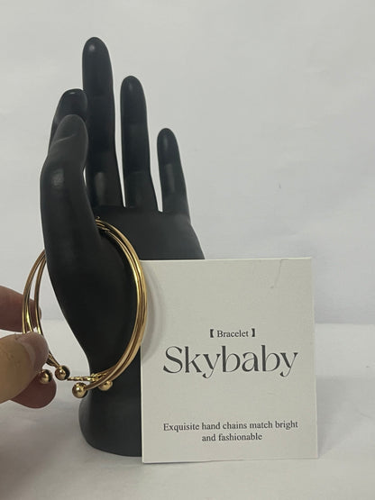 Skybaby Forever Love Knot Infinity Bangle Bracelets for Women  Adjustable Bangle Bracelet for Women
