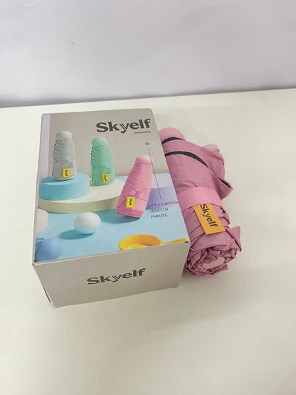 Skyelf Mini Capsule Umbrella - Ultra-Light Portable Umbrella for Sun and Rain