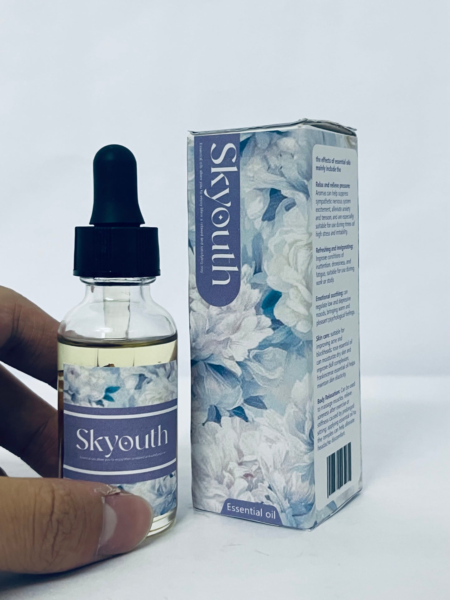 Skyouth Natural Hair Growth Oil for Women infused with 10 Premium Botanic Oils plus Organic Rosemary Oil for Hair Growth | Salon-Grade Volumizing & Nourishment | Non-GMO Verified | 30-Day Supply