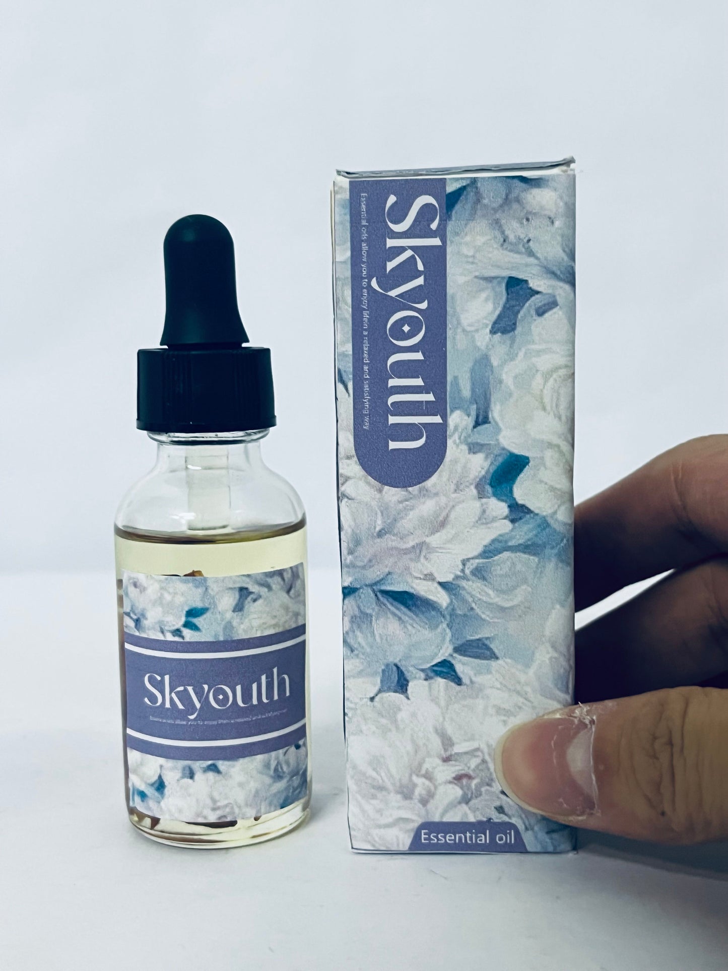 Skyouth Natural Hair Growth Oil for Women infused with 10 Premium Botanic Oils plus Organic Rosemary Oil for Hair Growth | Salon-Grade Volumizing & Nourishment | Non-GMO Verified | 30-Day Supply