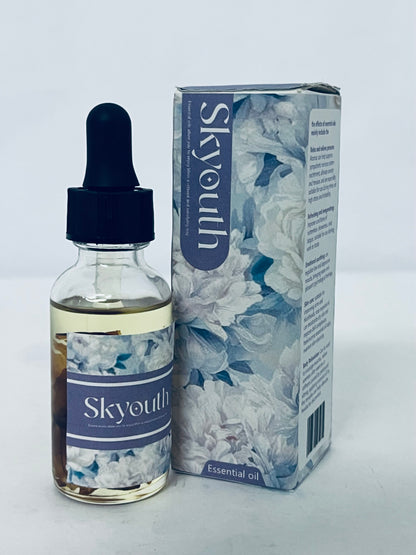 Skyouth Natural Hair Growth Oil for Women infused with 10 Premium Botanic Oils plus Organic Rosemary Oil for Hair Growth | Salon-Grade Volumizing & Nourishment | Non-GMO Verified | 30-Day Supply