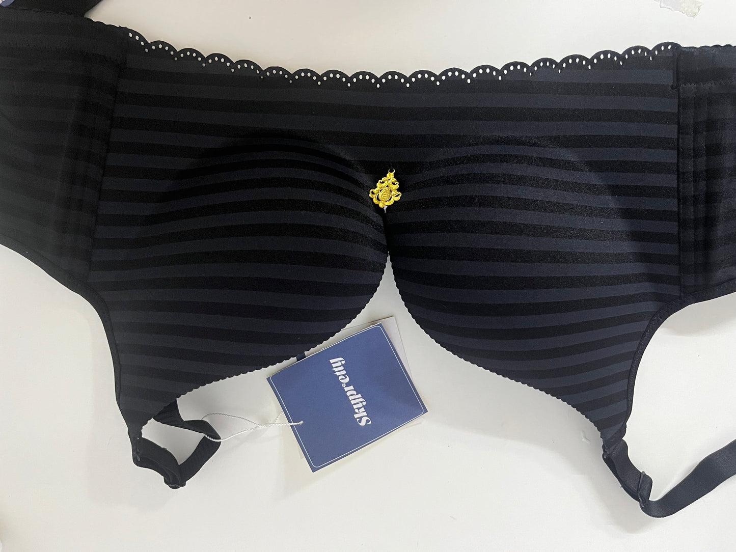Skypretty Black Bra For Women Sexy Lightweight Push-up
