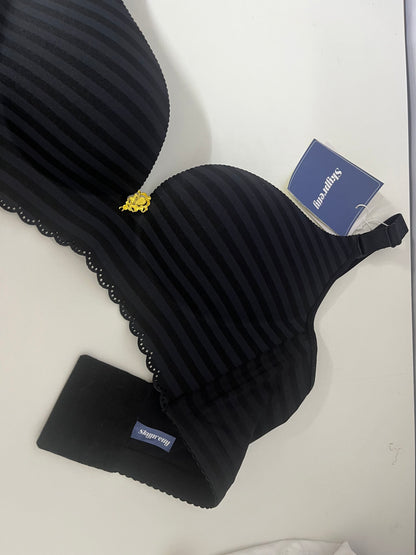 Skypretty Black Bra For Women Sexy Lightweight Push-up