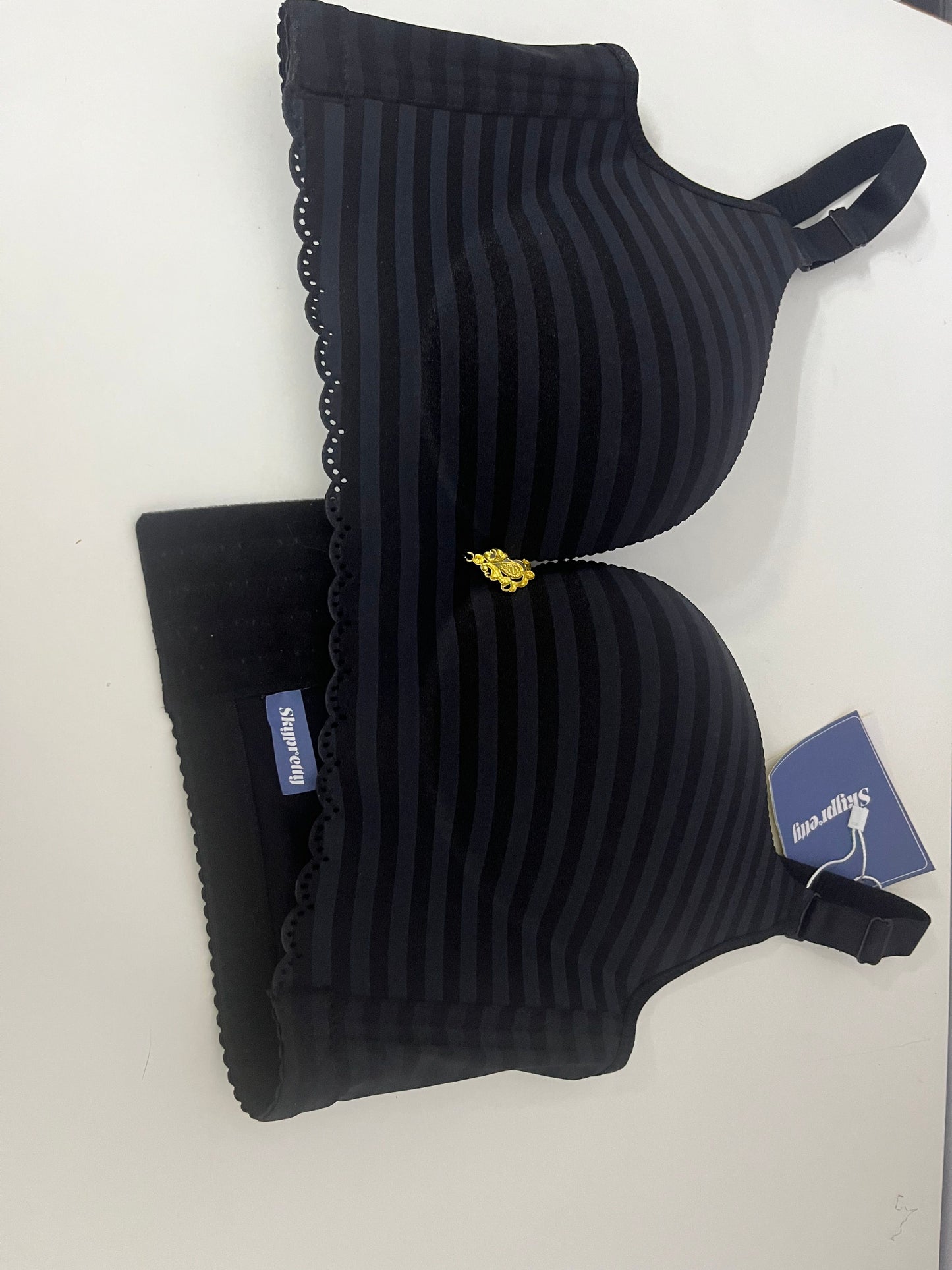 Skypretty Black Bra For Women Sexy Lightweight Push-up