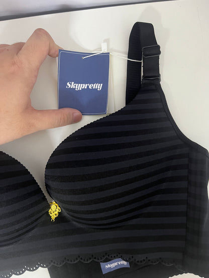 Skypretty Black Bra For Women Sexy Lightweight Push-up