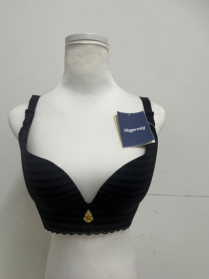 Skypretty Black Bra For Women Sexy Lightweight Push-up
