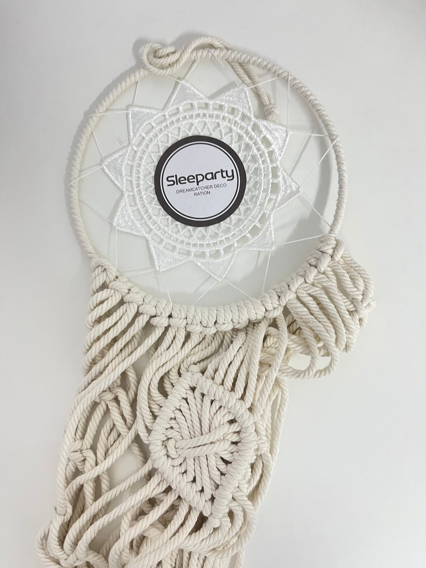 【Sleeparty Macramé Dream Catcher】—— Boho-Chic Decor for Cozy Spaces