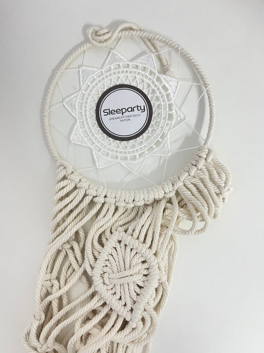 【Sleeparty Macramé Dream Catcher】—— Boho-Chic Decor for Cozy Spaces