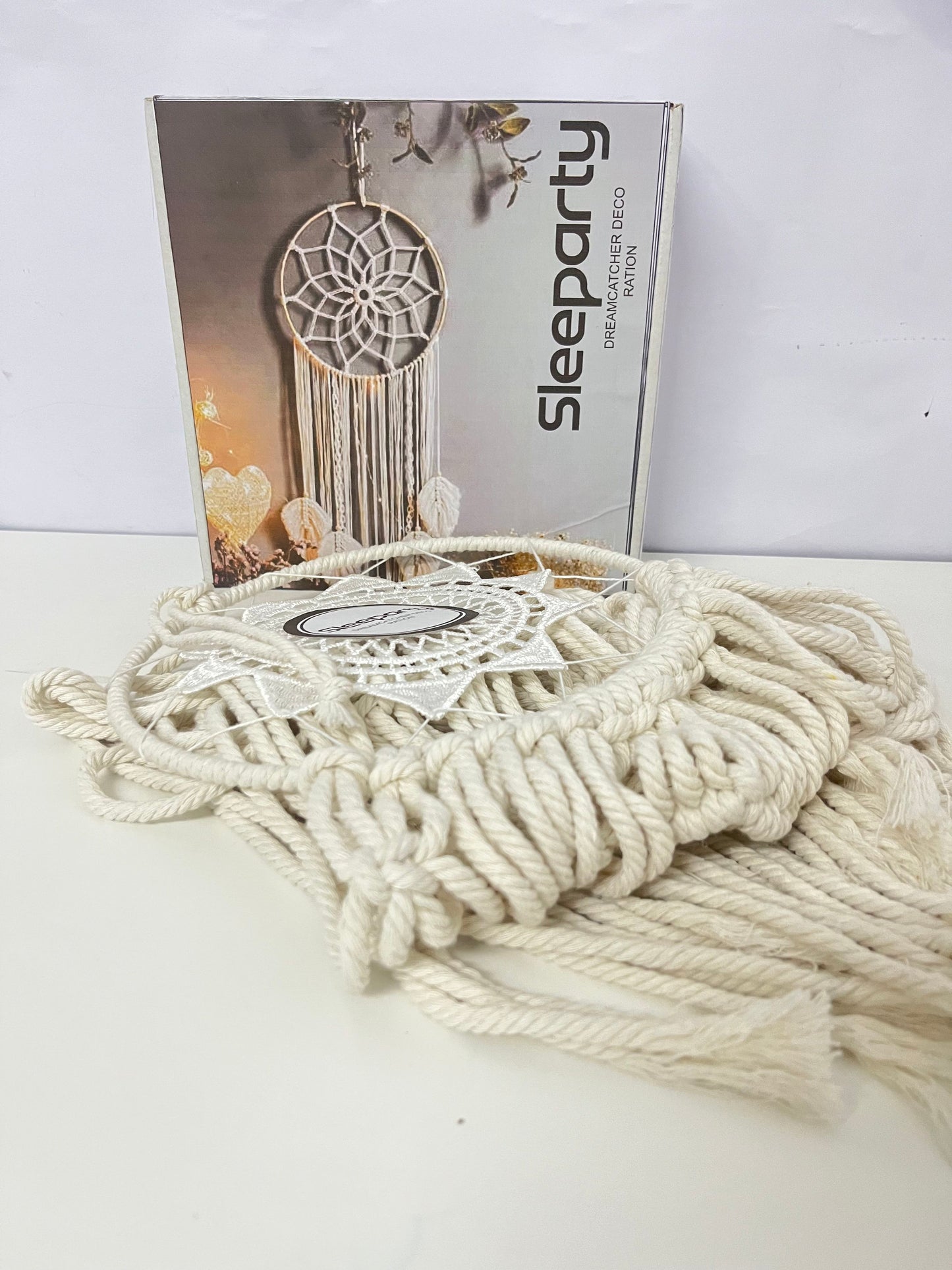 【Sleeparty Macramé Dream Catcher】—— Boho-Chic Decor for Cozy Spaces