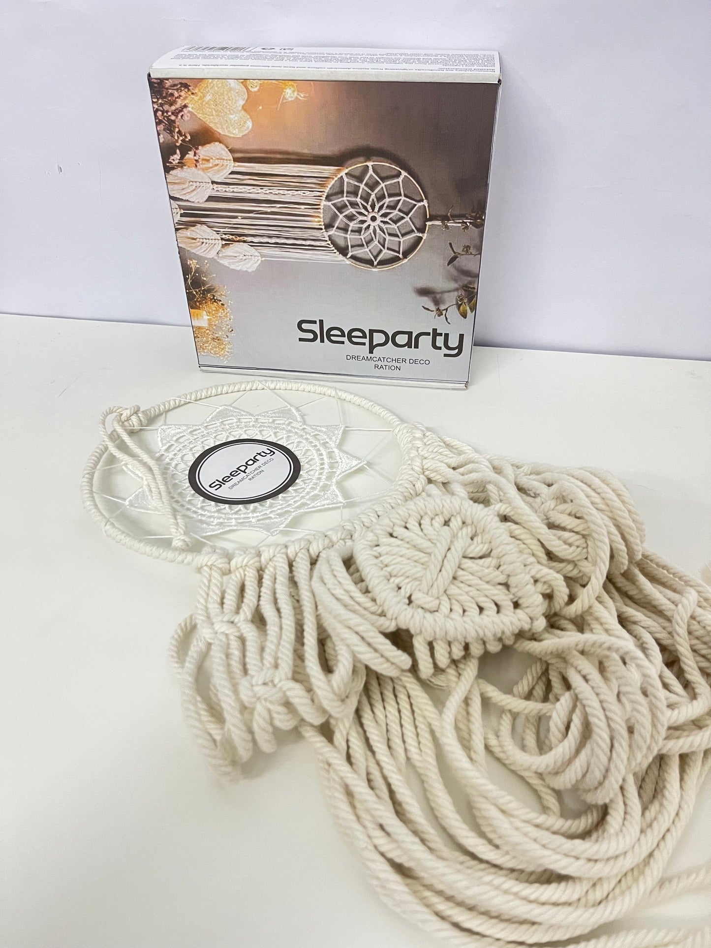 【Sleeparty Macramé Dream Catcher】—— Boho-Chic Decor for Cozy Spaces