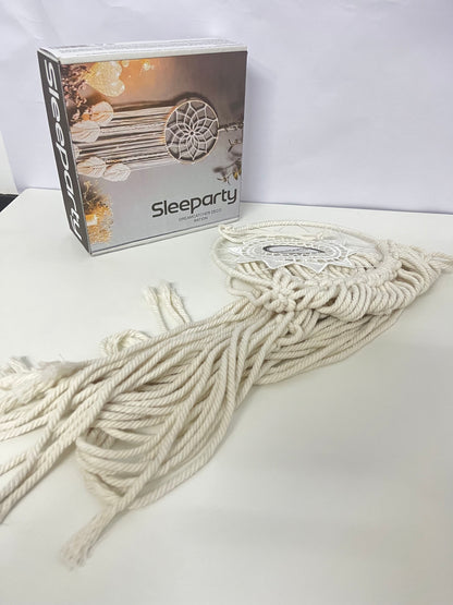 【Sleeparty Macramé Dream Catcher】—— Boho-Chic Decor for Cozy Spaces