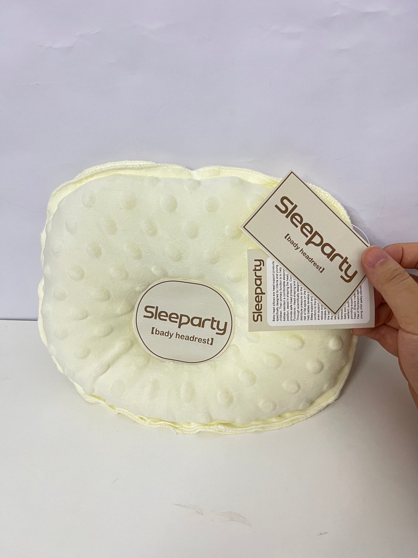 【Sleeparty Creamy Bubble-Textured Body Headrest Pillow】—— Cozy Support for Relaxation