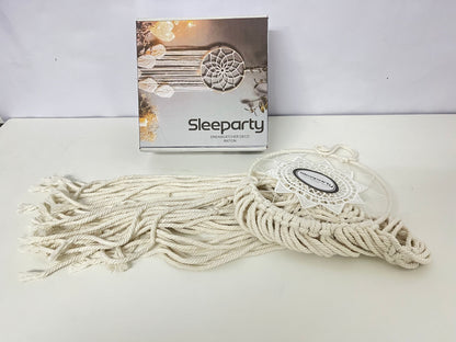 【Sleeparty Macramé Dream Catcher】—— Boho-Chic Decor for Cozy Spaces