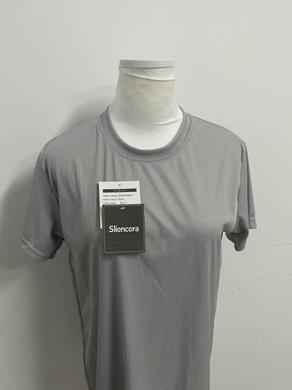 【Sliencera Ribbed Crew Neck T-Shirt】—— Effortless Comfort & Modern Texture