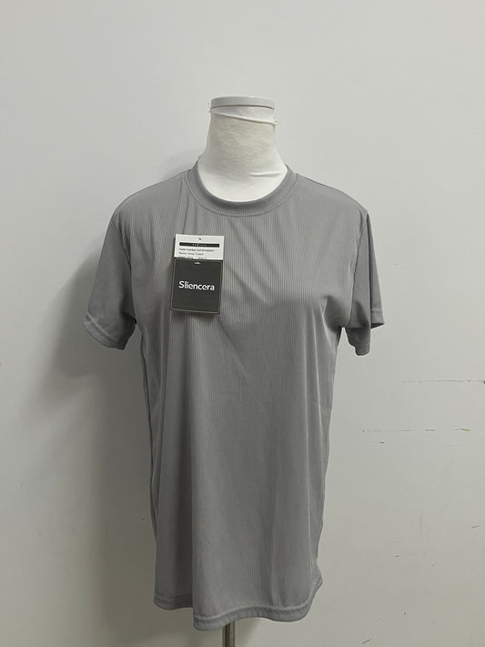 【Sliencera Ribbed Crew Neck T-Shirt】—— Effortless Comfort & Modern Texture