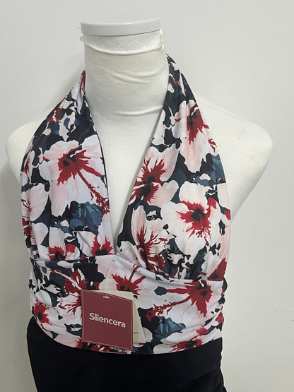 【Sliencera Floral Halter One-Piece Swimsuit】—— Feminine Style & Flattering Comfort for Summer