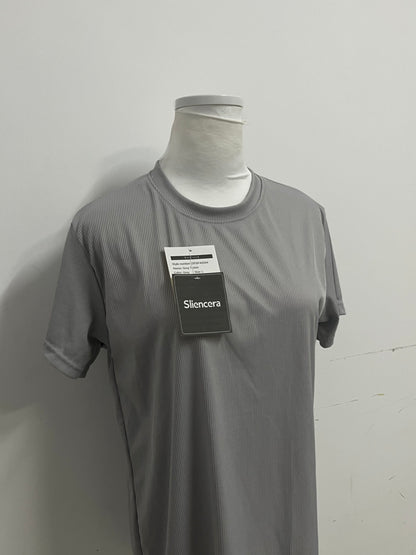 【Sliencera Ribbed Crew Neck T-Shirt】—— Effortless Comfort & Modern Texture