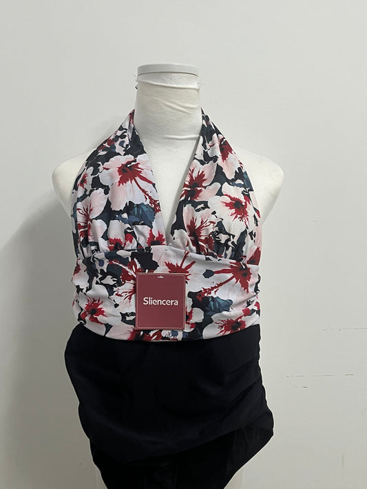 【Sliencera Floral Halter One-Piece Swimsuit】—— Feminine Style & Flattering Comfort for Summer