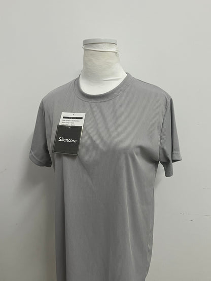 【Sliencera Ribbed Crew Neck T-Shirt】—— Effortless Comfort & Modern Texture