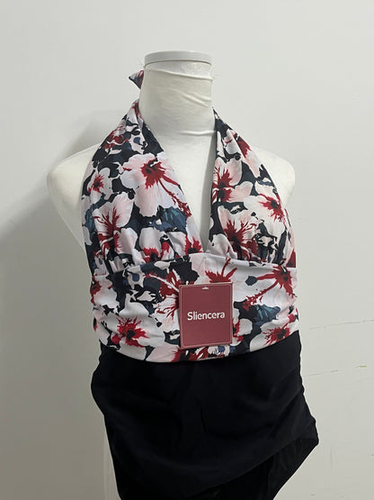 【Sliencera Floral Halter One-Piece Swimsuit】—— Feminine Style & Flattering Comfort for Summer