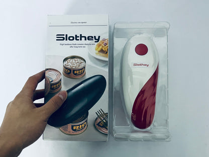 Slothey Electric Can Opener,Automatic Can Openers with Smooth Edge Hands Free Can Opener Fits for Almost All Can Sizes