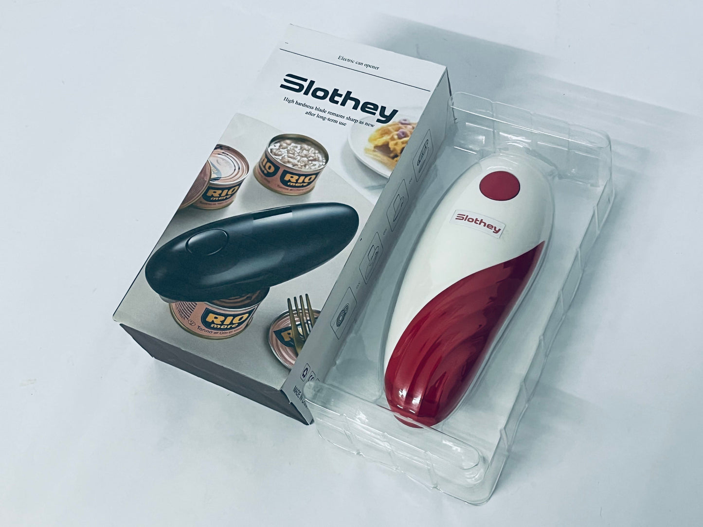 Slothey Electric Can Opener,Automatic Can Openers with Smooth Edge Hands Free Can Opener Fits for Almost All Can Sizes