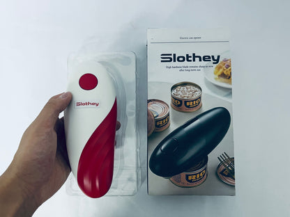 Slothey Electric Can Opener,Automatic Can Openers with Smooth Edge Hands Free Can Opener Fits for Almost All Can Sizes