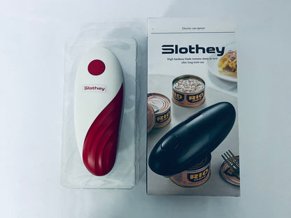 Slothey Electric Can Opener,Automatic Can Openers with Smooth Edge Hands Free Can Opener Fits for Almost All Can Sizes