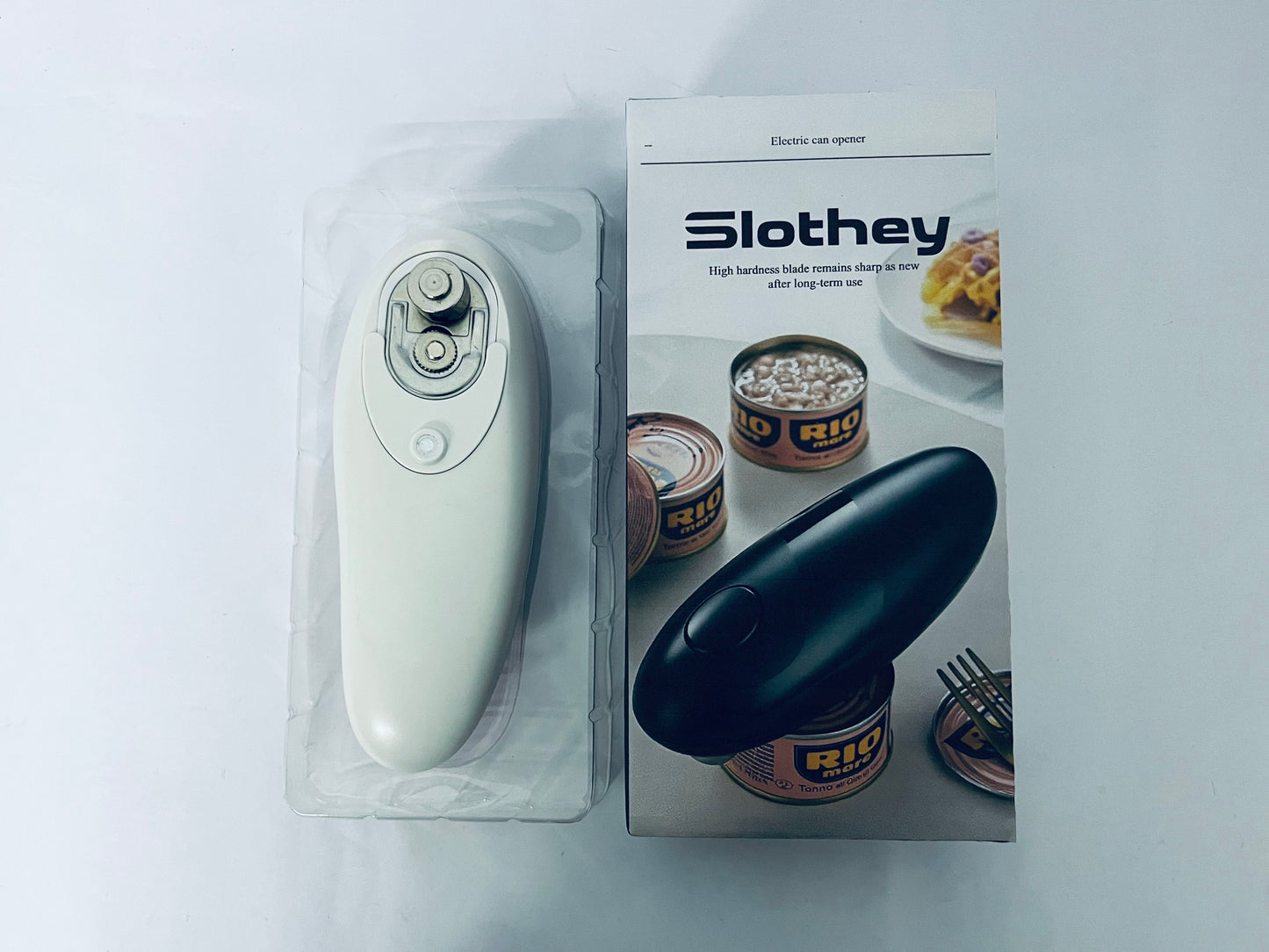 Slothey Electric Can Opener,Automatic Can Openers with Smooth Edge Hands Free Can Opener Fits for Almost All Can Sizes