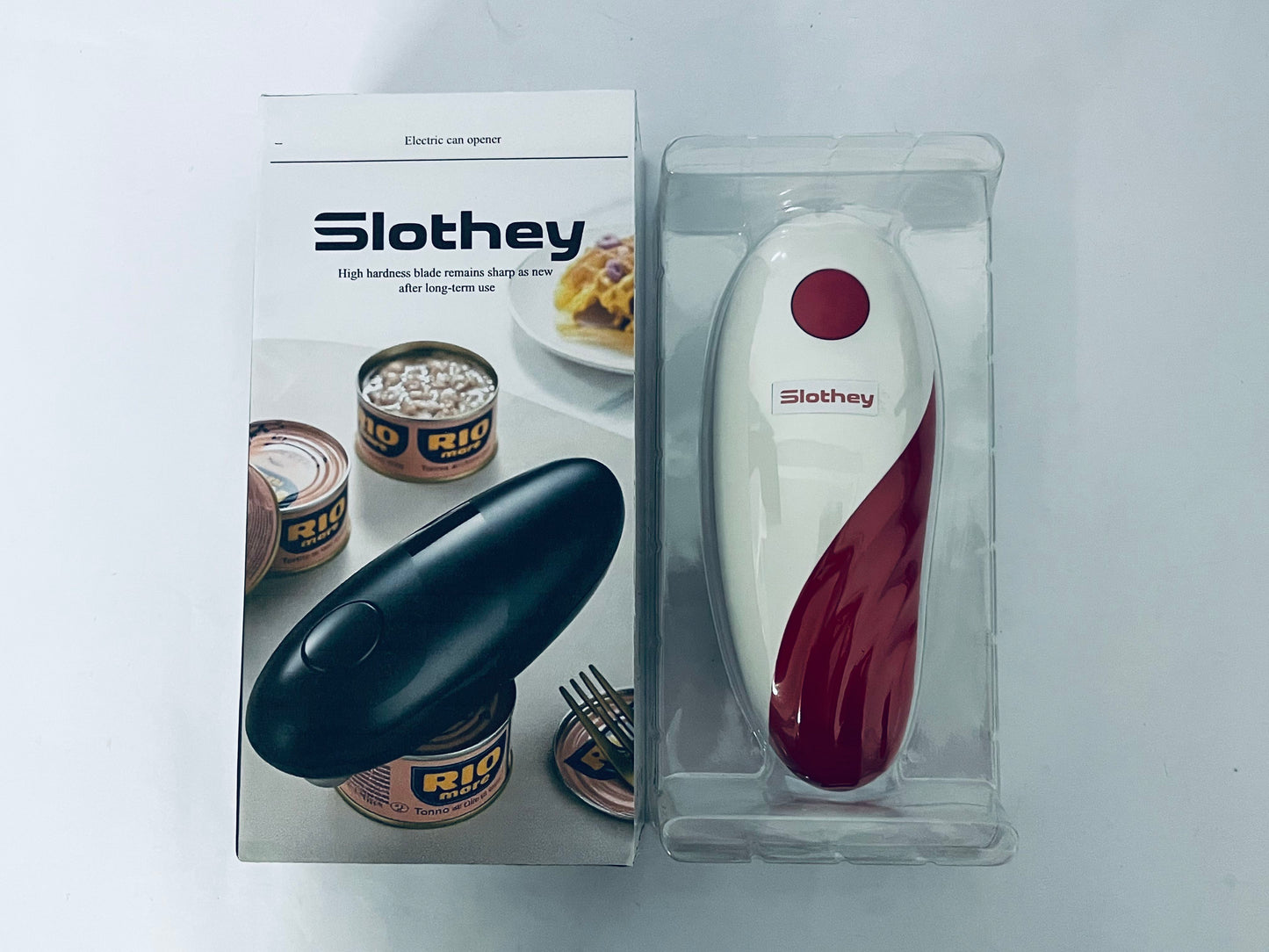 Slothey Electric Can Opener,Automatic Can Openers with Smooth Edge Hands Free Can Opener Fits for Almost All Can Sizes