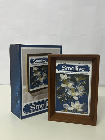 [Smallive Picture frames]——Smallive Vintage Wood Grain Picture Frame - Minimalist Modern Tabletop Display Frame
