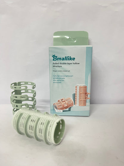 Smallike Non-electric hair rollers Rolled Double-Layer Hollow Magic Curlers Mixed Set - Create Natural Curls Easily and Start Your Versatile Styling Journey