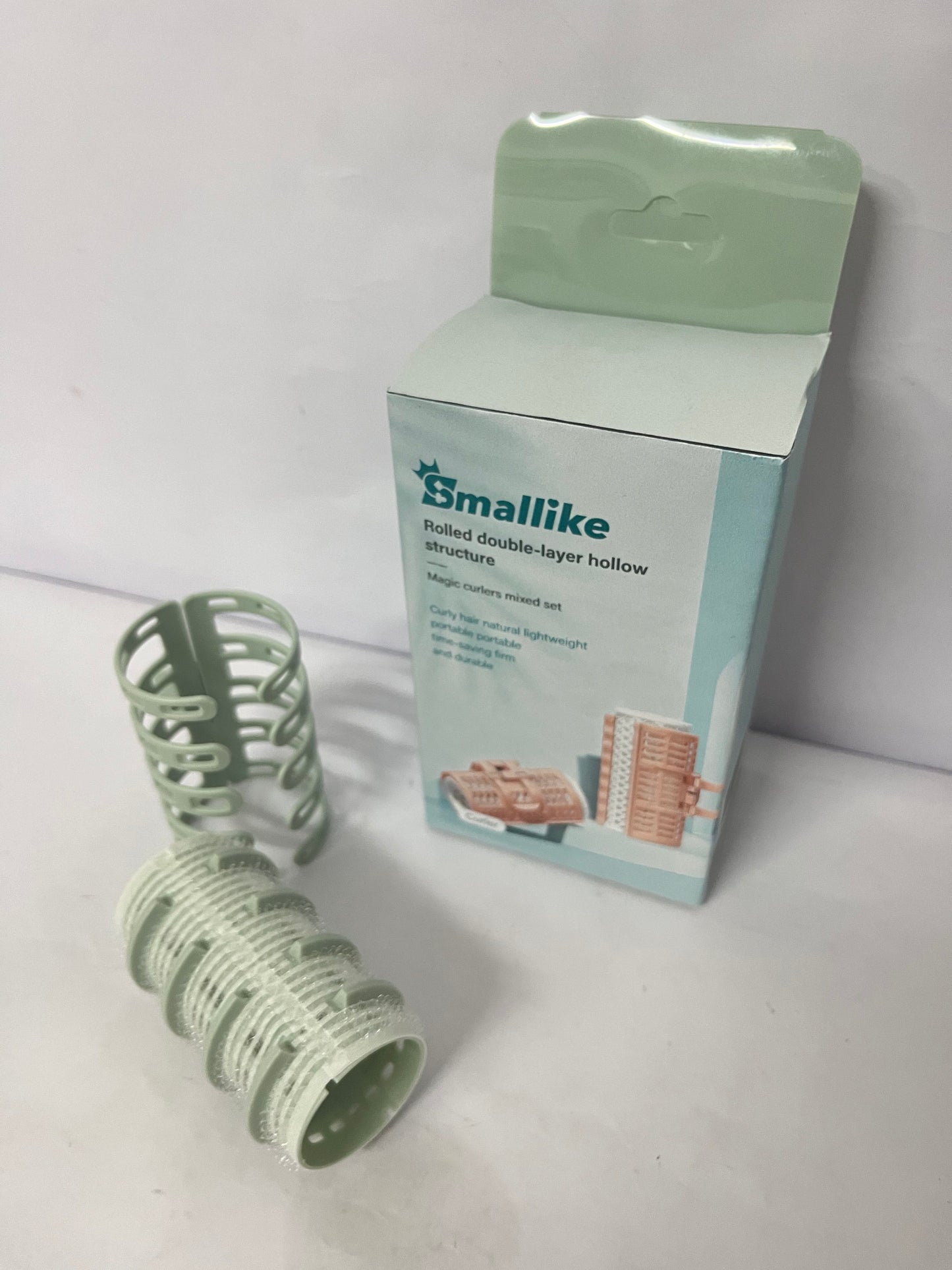 Smallike Non-electric hair rollers Rolled Double-Layer Hollow Magic Curlers Mixed Set - Create Natural Curls Easily and Start Your Versatile Styling Journey