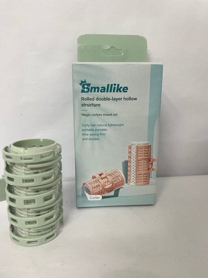 Smallike Non-electric hair rollers Rolled Double-Layer Hollow Magic Curlers Mixed Set - Create Natural Curls Easily and Start Your Versatile Styling Journey