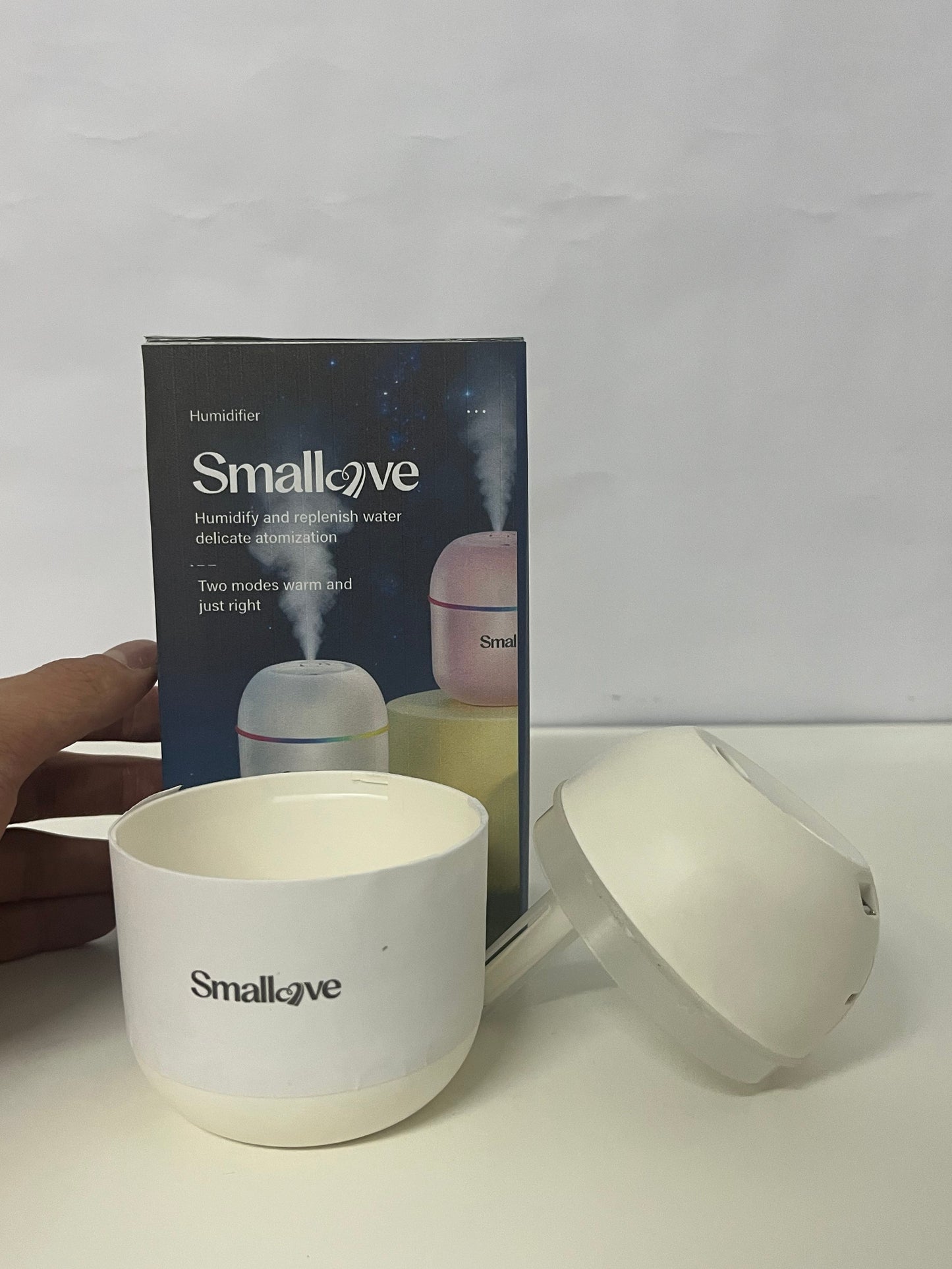 [Smallove Humidifiers]——Smallove Mini Egg Humidifier - Portable Quiet Desktop Humidifier for Bedroom & Office