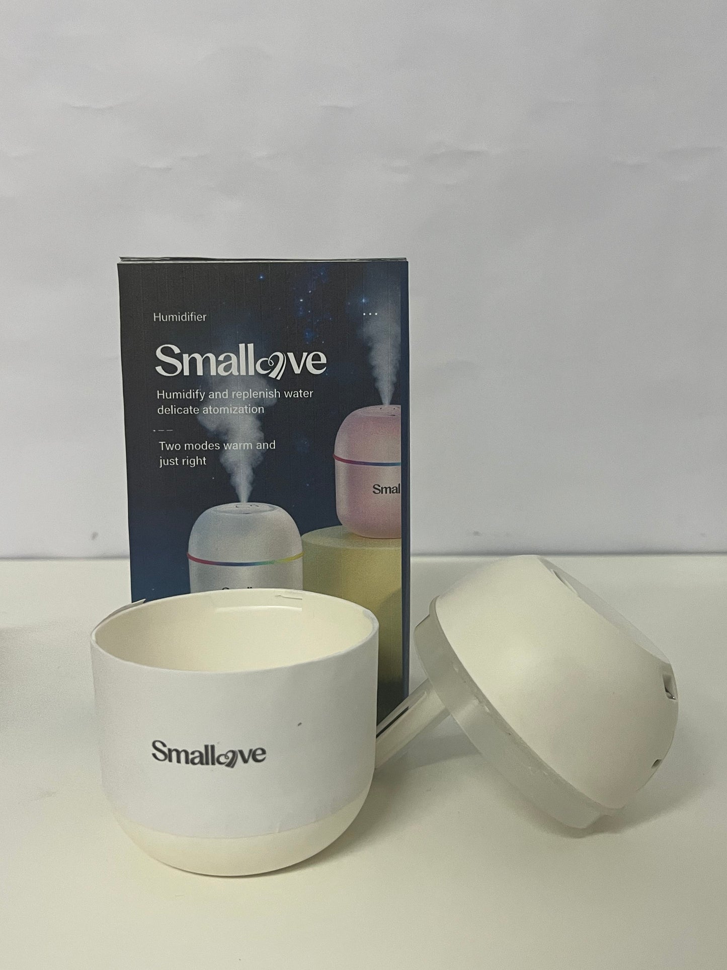 [Smallove Humidifiers]——Smallove Mini Egg Humidifier - Portable Quiet Desktop Humidifier for Bedroom & Office