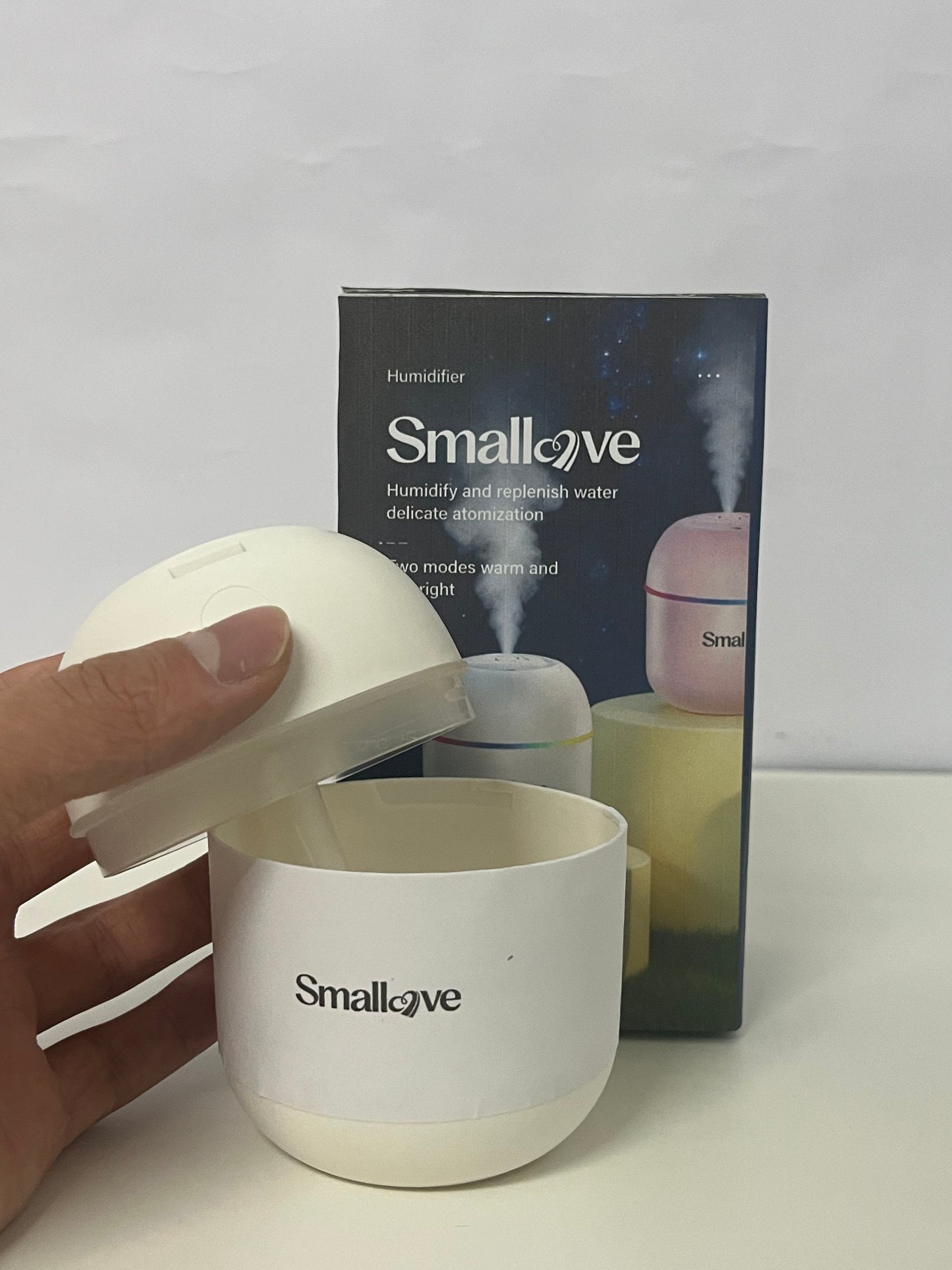 [Smallove Humidifiers]——Smallove Mini Egg Humidifier - Portable Quiet Desktop Humidifier for Bedroom & Office