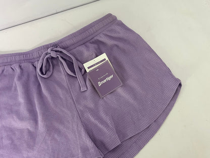 Smartiger Pants Waffle Knit Purple Casual Shorts: The Perfect Blend of Comfort and Style