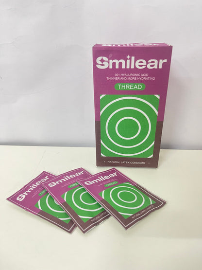 Smilear 001 Hyaluronic Acid Ultra-Thin Condoms Hydrating & Fitting Safe & Comfortable A Reliable Guardian for Intimate Moments