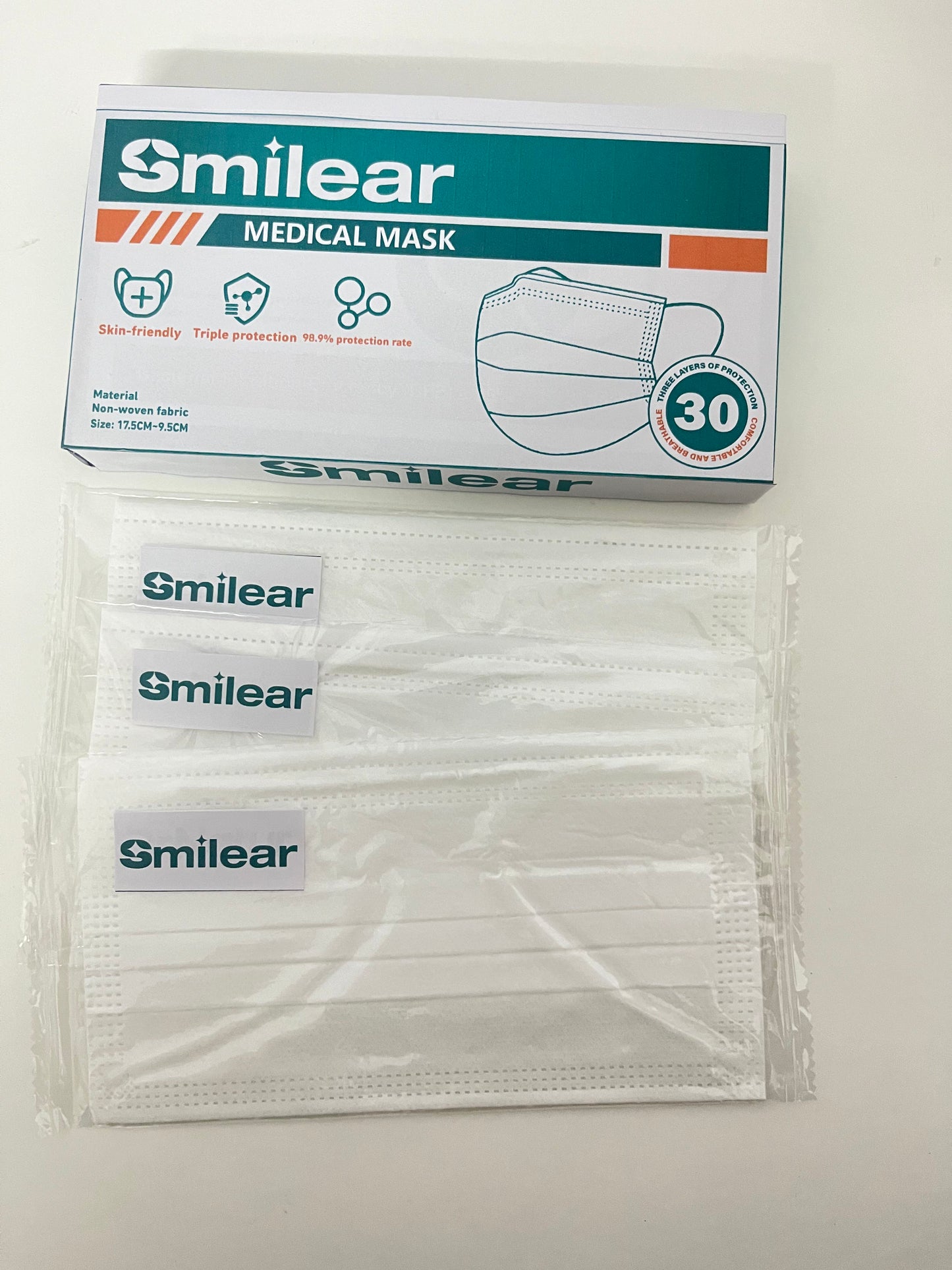 Smilear Sanitary masks Medical Mask Three-Layer Protection Skin-Friendly A Reliable Barrier for Daily Protection