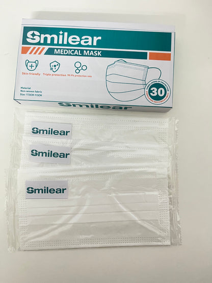 Smilear Sanitary masks Medical Mask Three-Layer Protection Skin-Friendly A Reliable Barrier for Daily Protection
