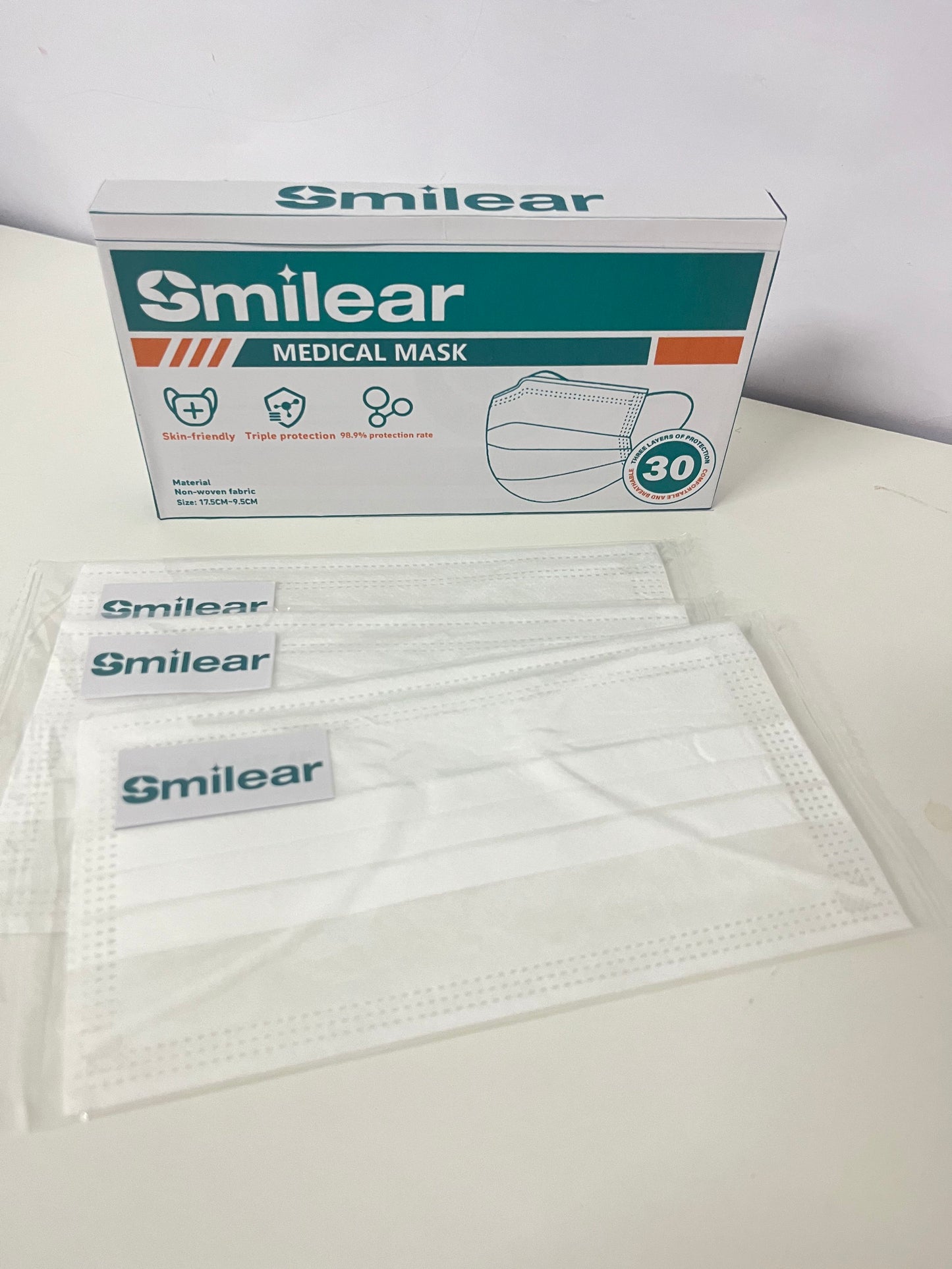 Smilear Sanitary masks Medical Mask Three-Layer Protection Skin-Friendly A Reliable Barrier for Daily Protection