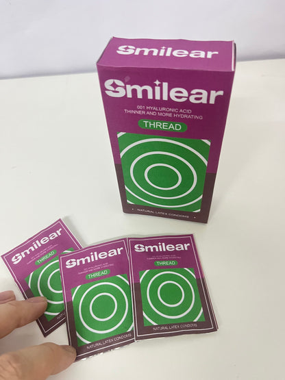 Smilear 001 Hyaluronic Acid Ultra-Thin Condoms Hydrating & Fitting Safe & Comfortable A Reliable Guardian for Intimate Moments