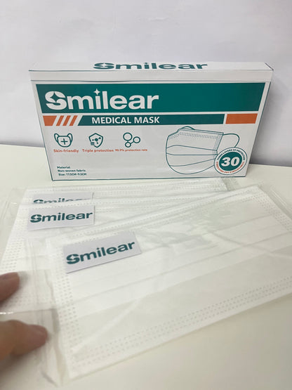 Smilear Sanitary masks Medical Mask Three-Layer Protection Skin-Friendly A Reliable Barrier for Daily Protection